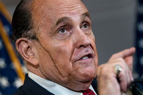 Trump's former attorney has reportedly not received any assistance with his increasing legal . WATCH: Rudy Giuliani Blows His Nose, Then Wipes Face With ...