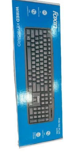 Foxin Fkb 102 Plus Ultra Wired Keyboard For Homeoffice Size Regular