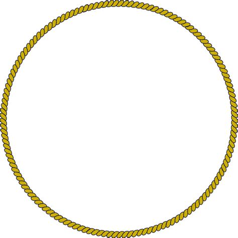 Round Rope Border Png Free For Commercial Use High Quality Images