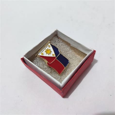 Filipino Flag Pin Etsy