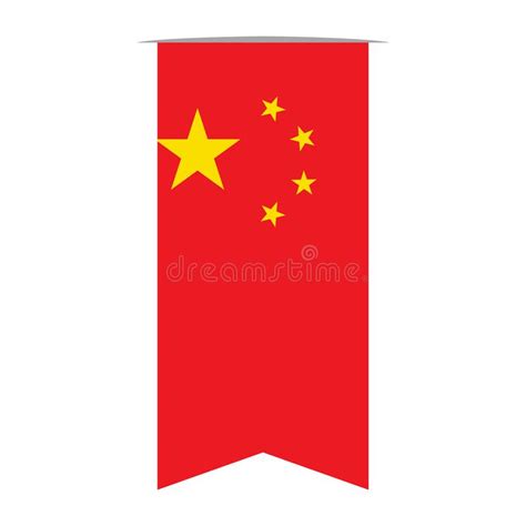 Flag Of China Stock Vector Illustration Of Isolated 107765537