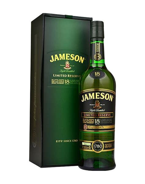 Jameson 18 Year Old Limited Reserve Irish Whiskey Irish Spirit