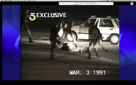 News Footage Catches Lapd Officers Beating Rodney King La Times