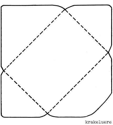 Faltvorlage briefumschlag kostenlos zum ausdrucken : Kleinen Briefumschlag Basteln