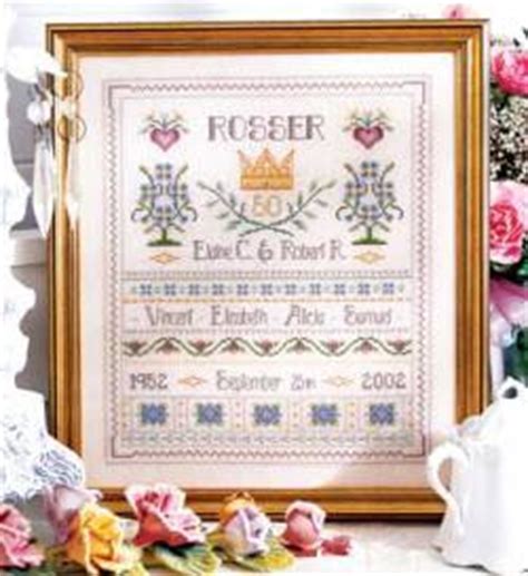 Butterflies wedding sampler (leaflet 379) cross stitch chart and free embellishment. Free Cross Stitch Patterns: Wedding Anniversary Sampler