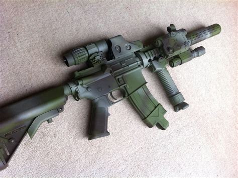 M4 In Woodland Camo With Eotech And Magnifier Gary Curtis Flickr