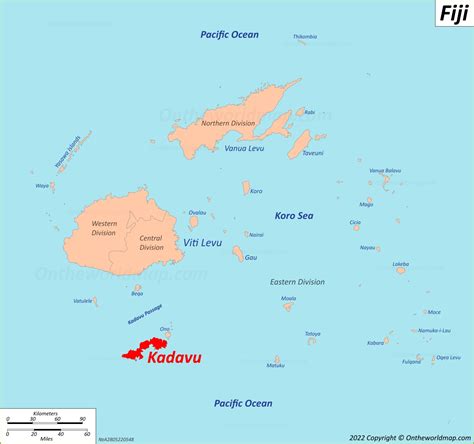 Kadavu Island Map Fiji Detailed Maps Of Kadavu Island