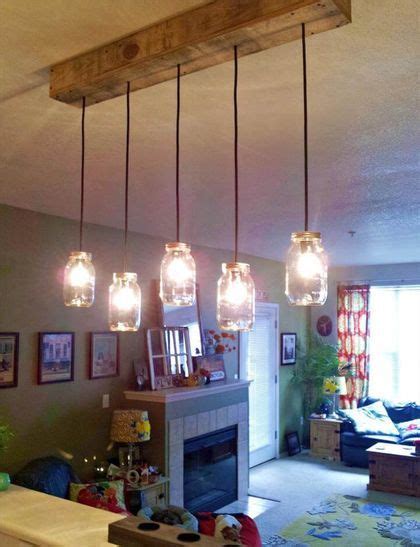 Cover the damage with joint compound. 35 Mason Jar Lights Do It Yourself Ideas in 2020 | Diy light fixtures, Diy kitchen lighting, Diy ...