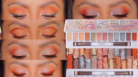 5 LOOKS 1 PALETTE NEW URBAN DECAY NAKED CYBER MagdalineJanet