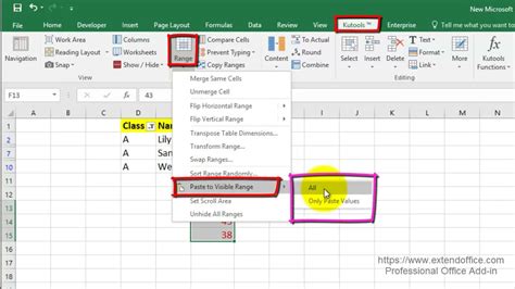 How To Paste Values To Visible Filtered Cells Only In Excel Youtube