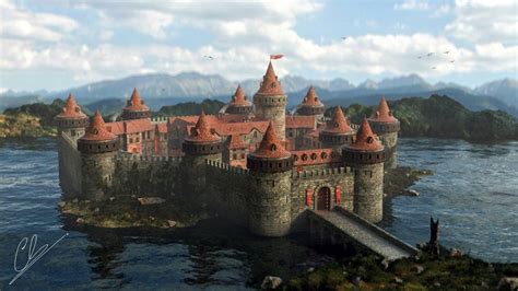 67 Fantasy And Medieval Buildings Cities And Castles Concept Art To