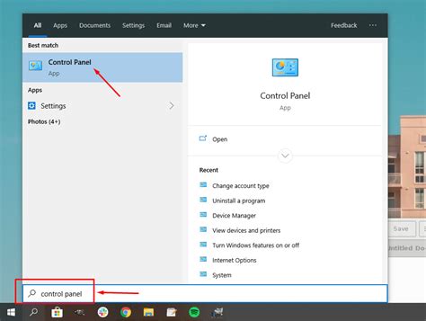 How To Open Control Panel In Windows 10 And Bring It