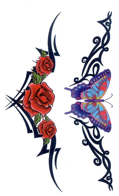 Tribal Rose Tattoos Clipart Best