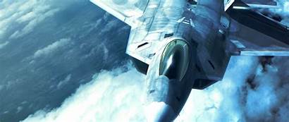 Ace Combat Sunlight Fuselage Clouds Fighter Desktop