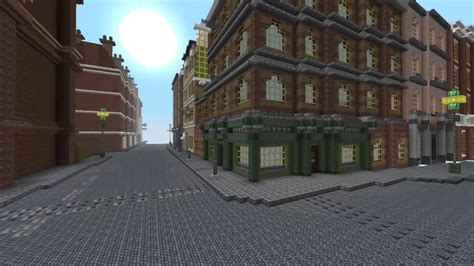 Minecraft Victorian London Public House Pub Steampunk Style