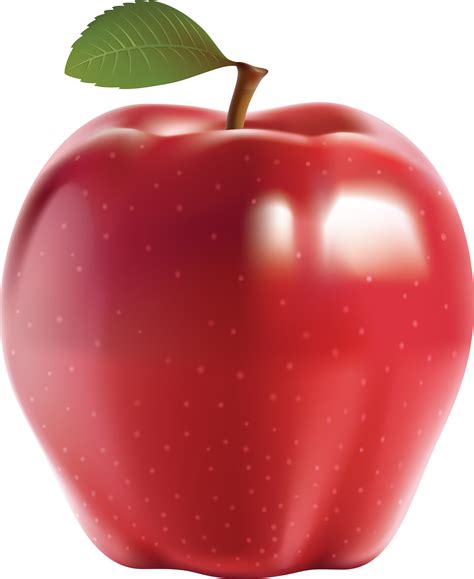 Красное яблоко Png