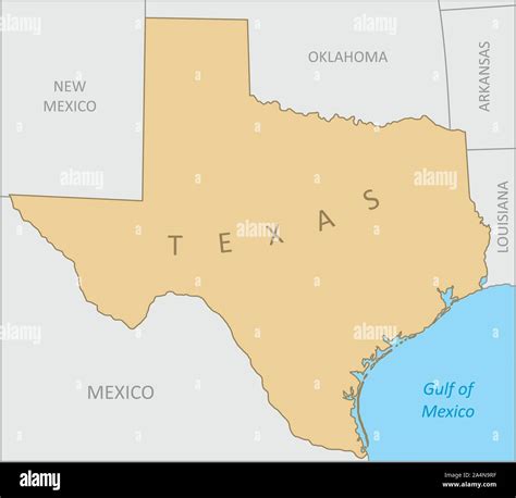 Texas Oklahoma Map Hi Res Stock Photography And Images Alamy