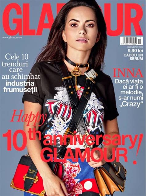 Inna Glamour Magazine Romania November 2016 Singer One Glamour
