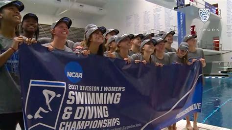 Stanford Women Celebrate Third Ncaa Swimming Championship Youtube