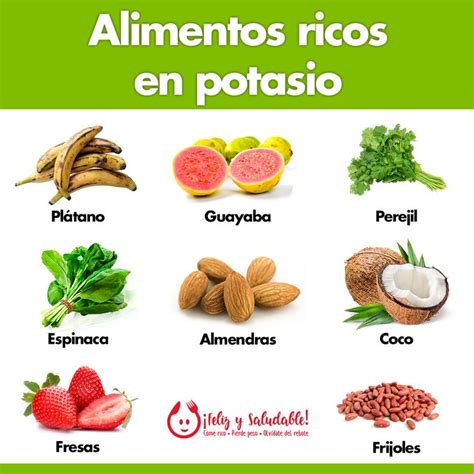 Alimentos Ricos En Potasio Alimentos Ricos En Potasio Tabla