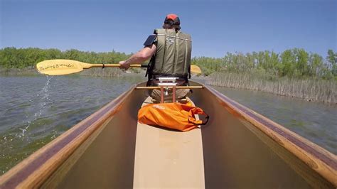 Paddling My Solo Canoe Youtube