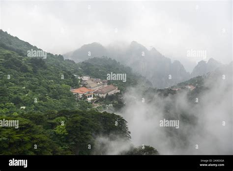 Yellow Mountainsmount Huangshana Mountain Range In Southern Anhui