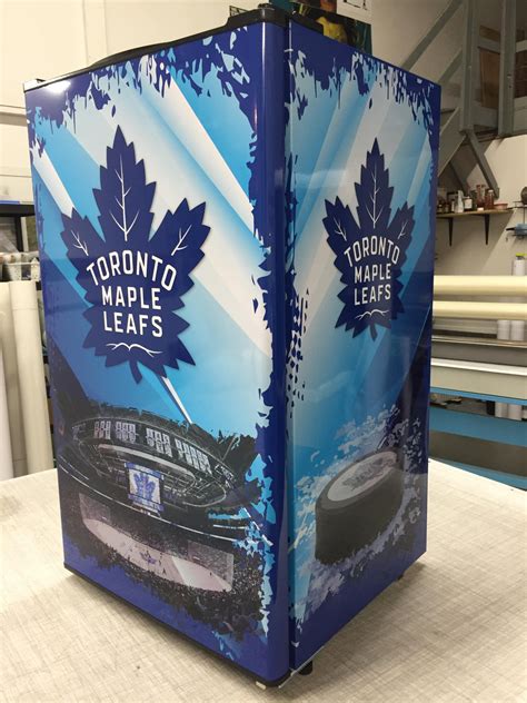 Toronto Maple Leafs Fridge Custom Wrapped Fridges Canada Custom