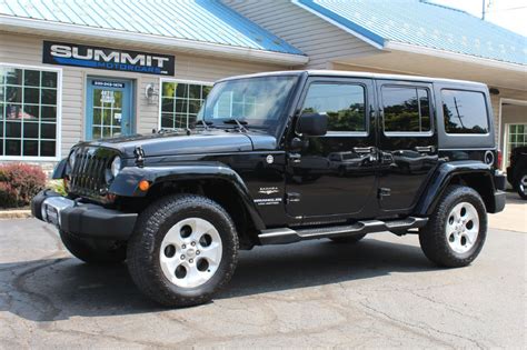 Used 2013 Jeep Wrangler Unlimi 4x4 Sahara Unlimited For Sale In Wooster