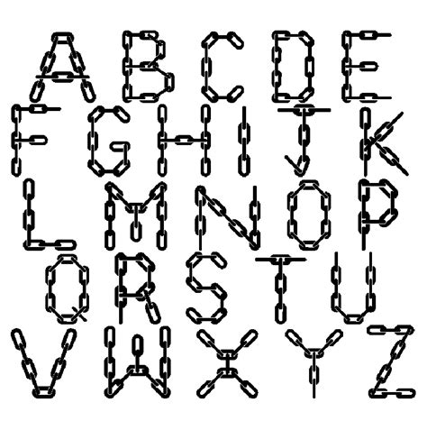 Cool letter designs zimer bwong co. graffiti walls: Chain Graffiti Alphabet : Letters A-Z Design