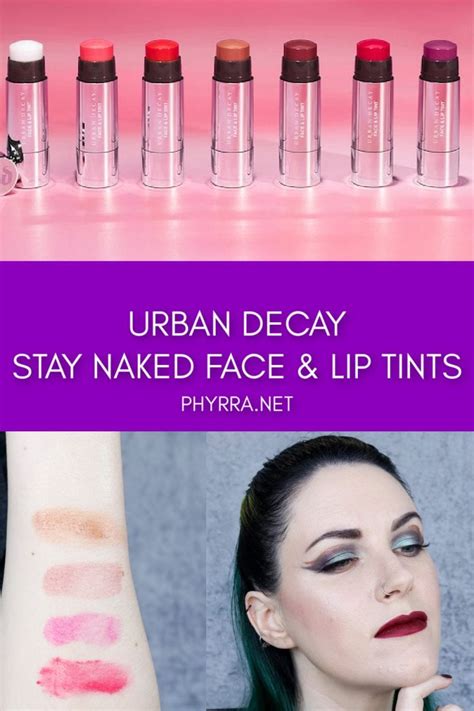 Urban Decay Stay Naked Face And Lip Tints Review Swatches Looks