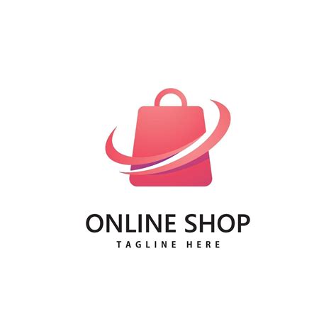 Shopping Bag Store Logo Online Shopping Logo Design 3275721 Vector Art