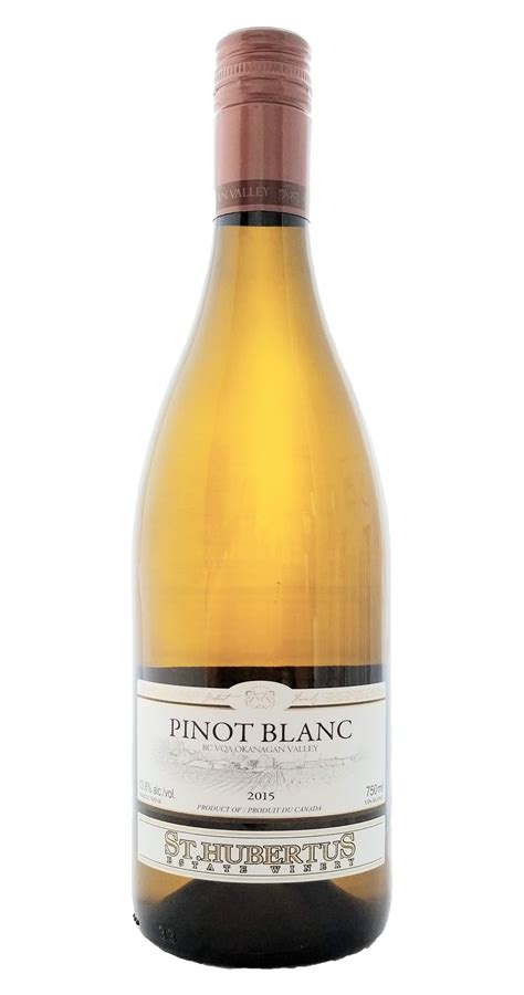 St Hubertus Pinot Blanc St Hubertus And Oak Bay Estate Winery