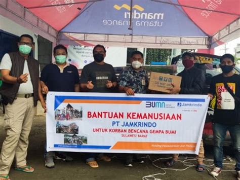 Pt Jamkrindo Salurkan Bantuan Bencana Sulbar Tagar