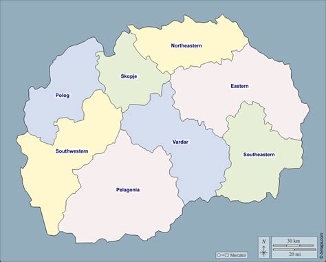 Der staat wurde 1944 im widerstand als sozialistische republik mazedonien gegründet, war ab nordmazedonien hat eine der schwächsten volkswirtschaften europas und befindet sich. Nordmazedonien Kostenlose Karten, kostenlose stumme Karte ...