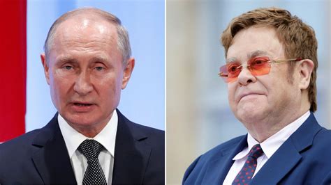 Vladimir Putin Tells Elton John He Is Mistaken Over Russian Lgbt Rights World News Sky News