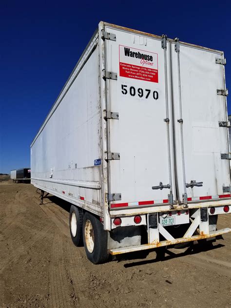 sold  foot semi trailer  warehouse options