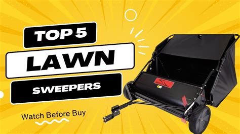 Top 5 Best Lawn Sweepers Review In 2023 Best Behind Lawn Sweepers