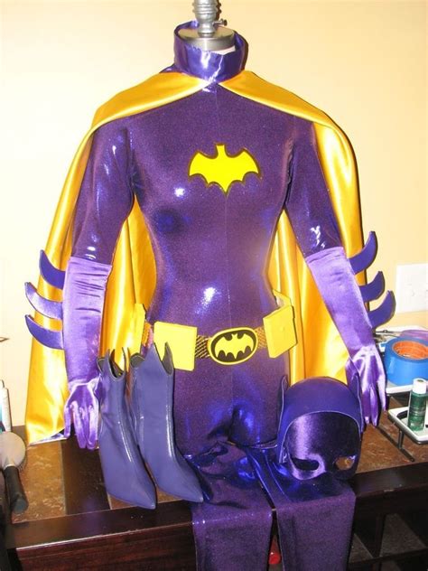Replica Batgirl Catsuit 1966 Batman Costume Purple Gisy Pinterest