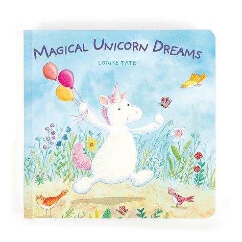 Magical Unicorn Dreams Book Jellycat Book Toy Sense