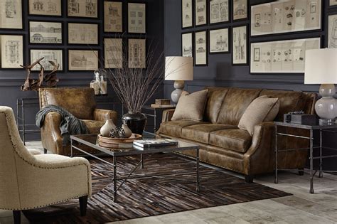 Sit on it, or don't — that's not the point of an accent chair. Pollard Living Room | Bernhardt