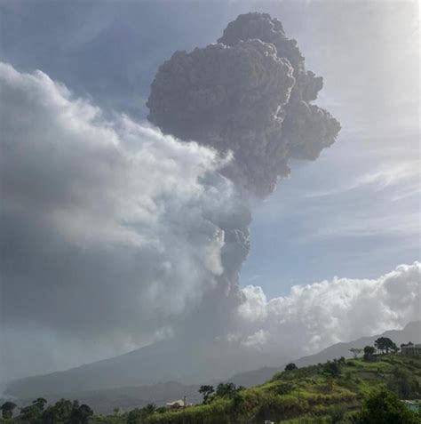 Eruption Of La Soufrière Volcano Prompts Evacuation Of Caribbean Island