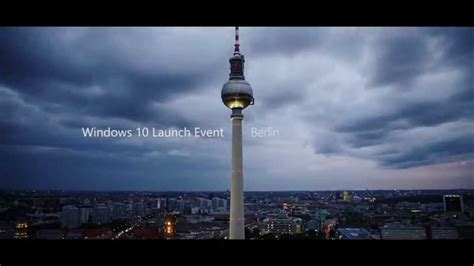Microsoft Windows 10 Launch Event Youtube