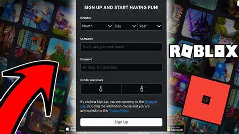 How To Sign Up For Roblox 2022 Youtube