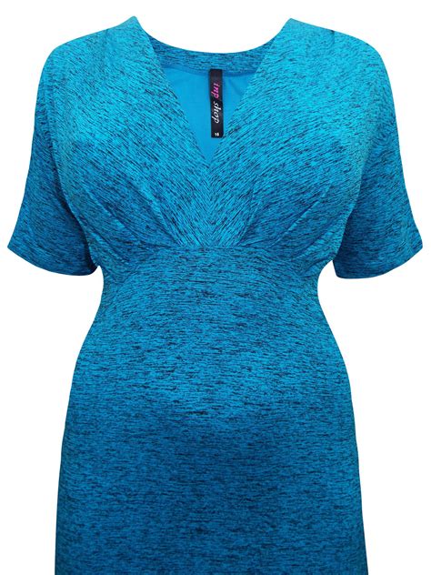 Plus Size wholesale clothing by INS SHOP - - Plus Size BLUE Marl Pleat ...