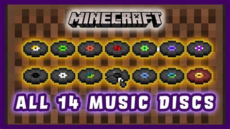Minecraft All Music Discs Pigstep And Otherside Included Youtube
