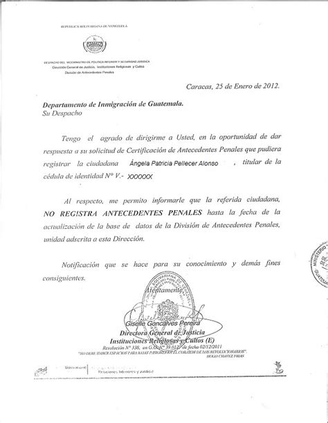 Carta De No Antecedentes Penales En Leon Gto I Carta De