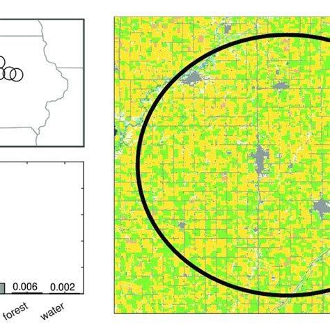 Usda Nass Cropland Data Layer For An Example Region Region 1 During