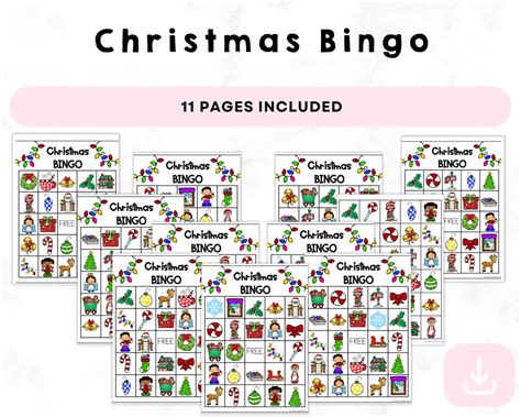 Christmas Bingo Printables Crystalandcomp