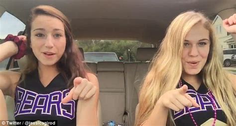 Florida Cheerleaders Create Dance In Their Car But One Falls Through