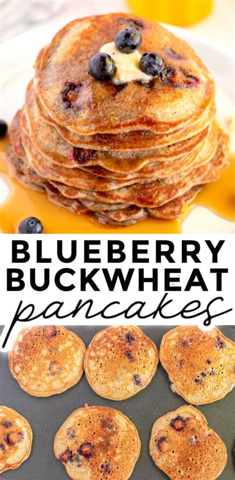Blueberry Buckwheat Pancakes Food Folks And Fun